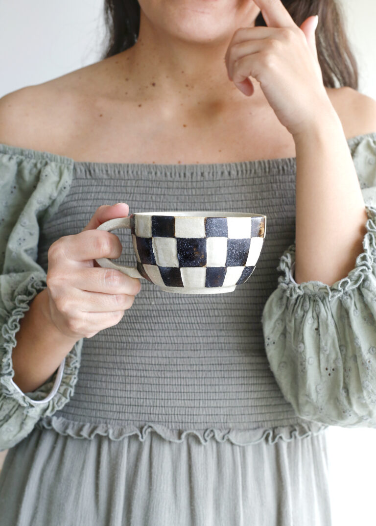 Taza Chess Crema C Psula Papeler A Y Deco Para Una Rutina Linda Y